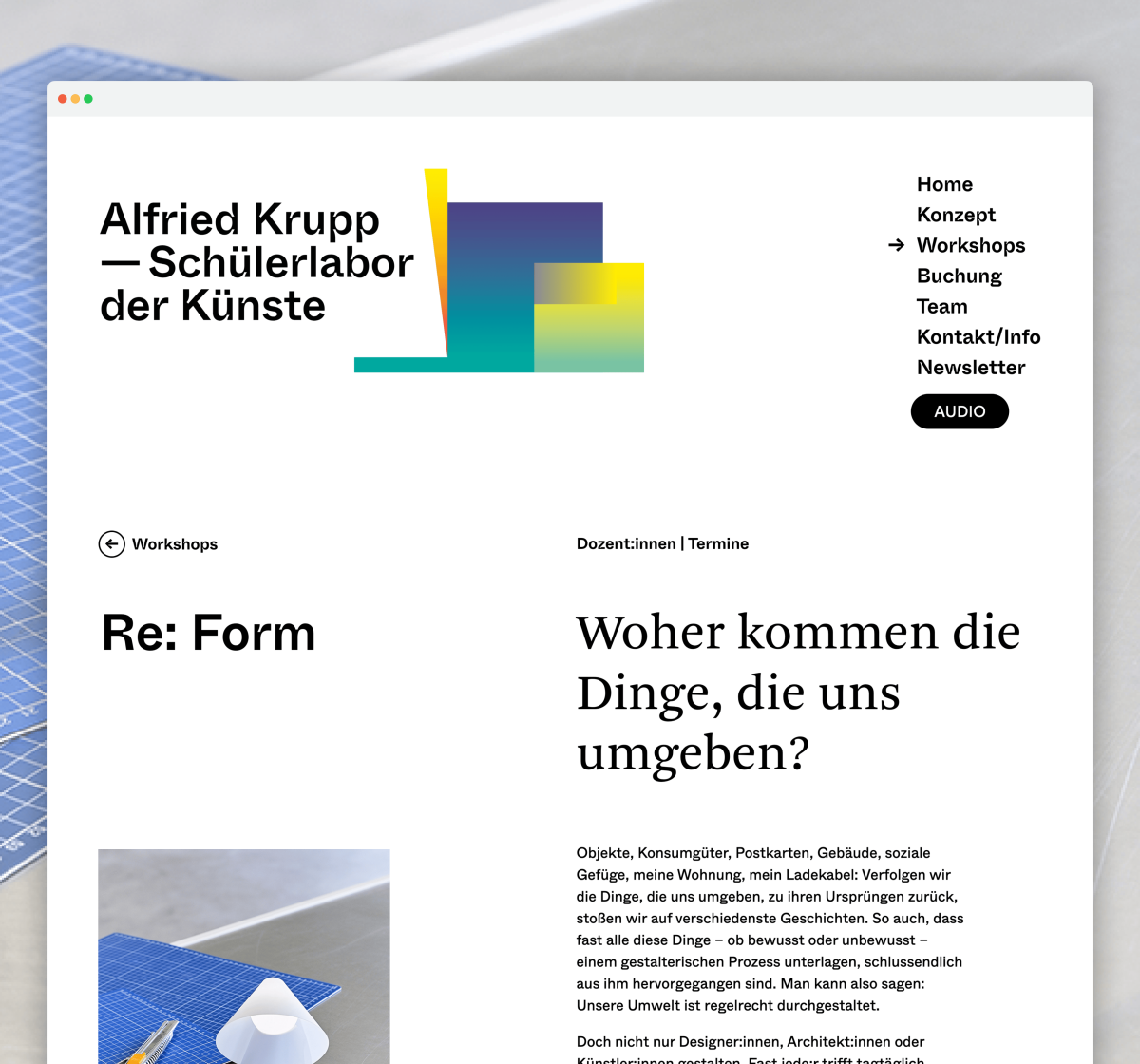 A Digital Home for Design Education